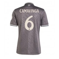 Camisa de Futebol Real Madrid Eduardo Camavinga #6 Equipamento Alternativo 2024-25 Manga Curta